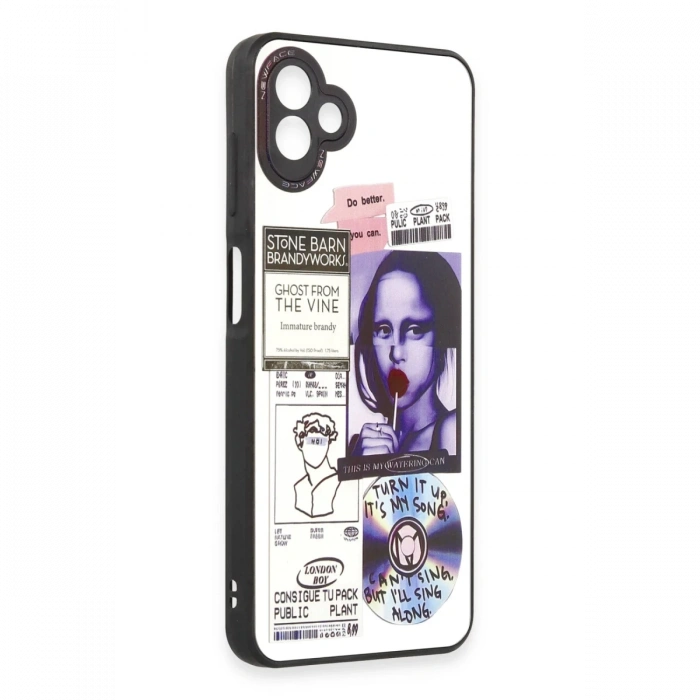 Samsung Galaxy A04 Kılıf Mirror Desenli Kapak