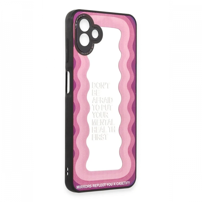 Samsung Galaxy A04 Kılıf Mirror Desenli Kapak