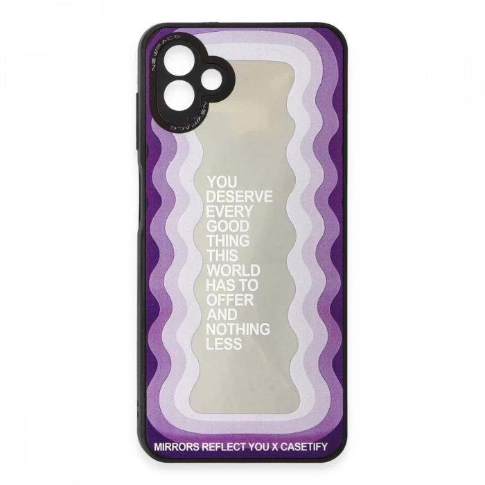 Samsung Galaxy A04 Kılıf Mirror Desenli Kapak