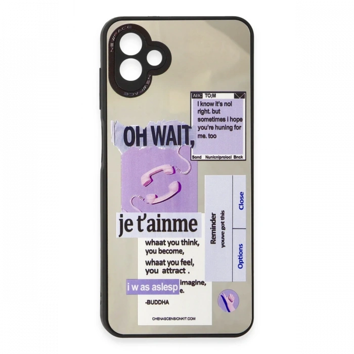 Samsung Galaxy A04 Kılıf Mirror Desenli Kapak