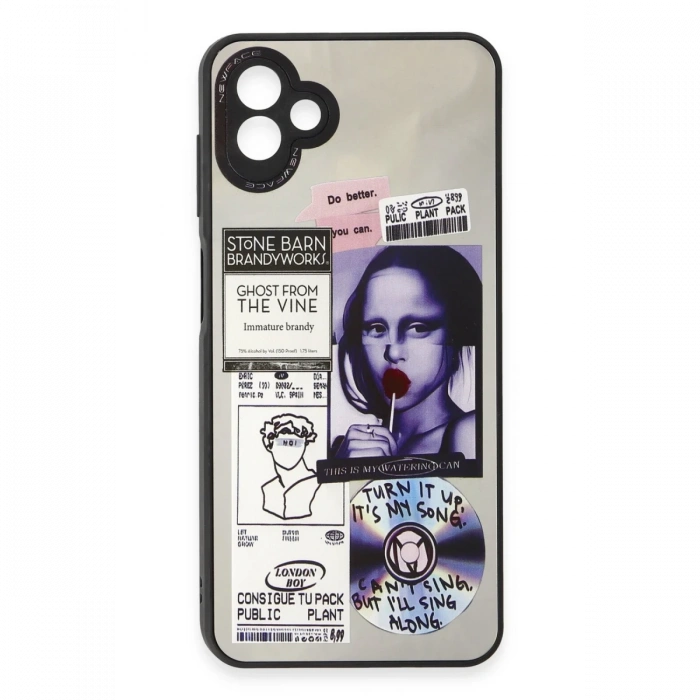 Samsung Galaxy A04 Kılıf Mirror Desenli Kapak