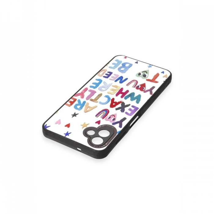 Samsung Galaxy A04 Kılıf Mirror Desenli Kapak