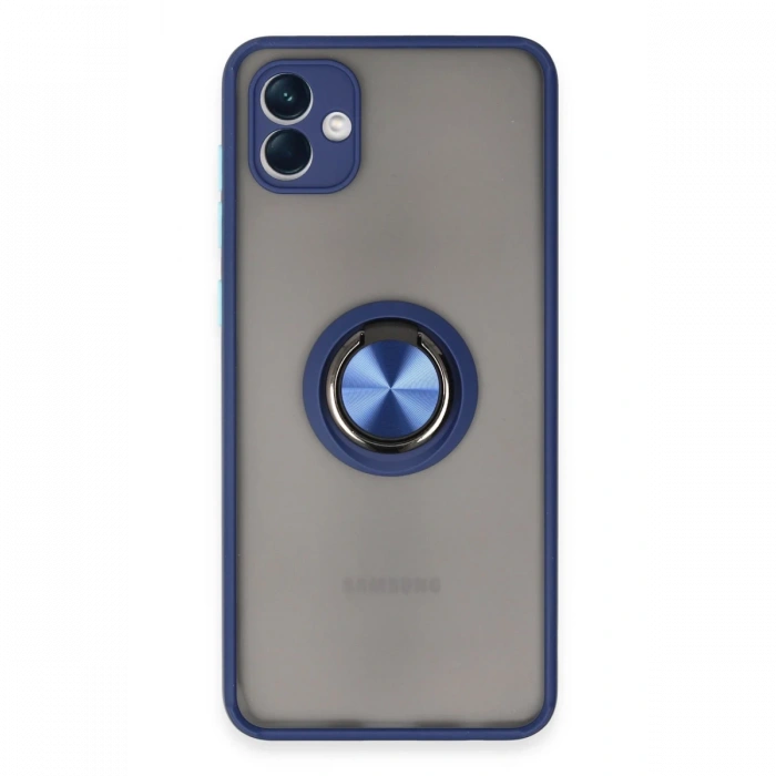 Samsung Galaxy A04 Kılıf Montreal Yüzüklü Silikon Kapak