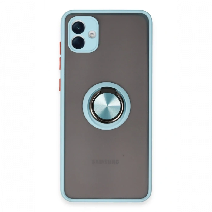 Samsung Galaxy A04 Kılıf Montreal Yüzüklü Silikon Kapak