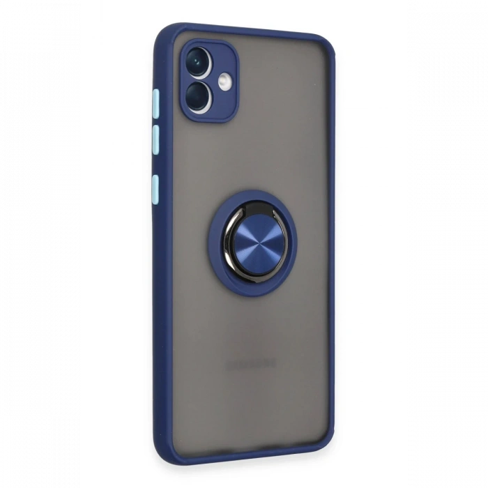 Samsung Galaxy A04 Kılıf Montreal Yüzüklü Silikon Kapak