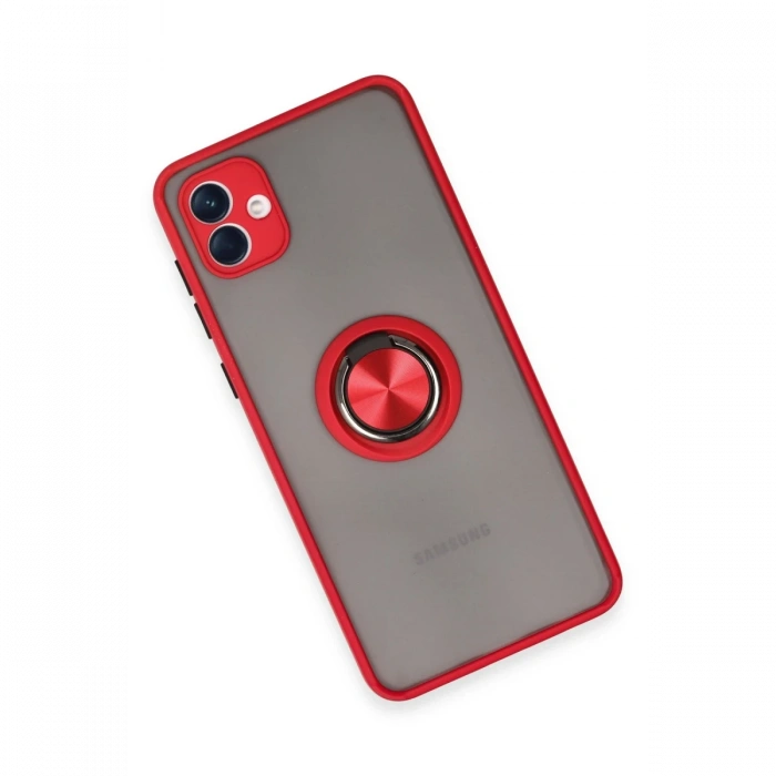 Samsung Galaxy A04 Kılıf Montreal Yüzüklü Silikon Kapak