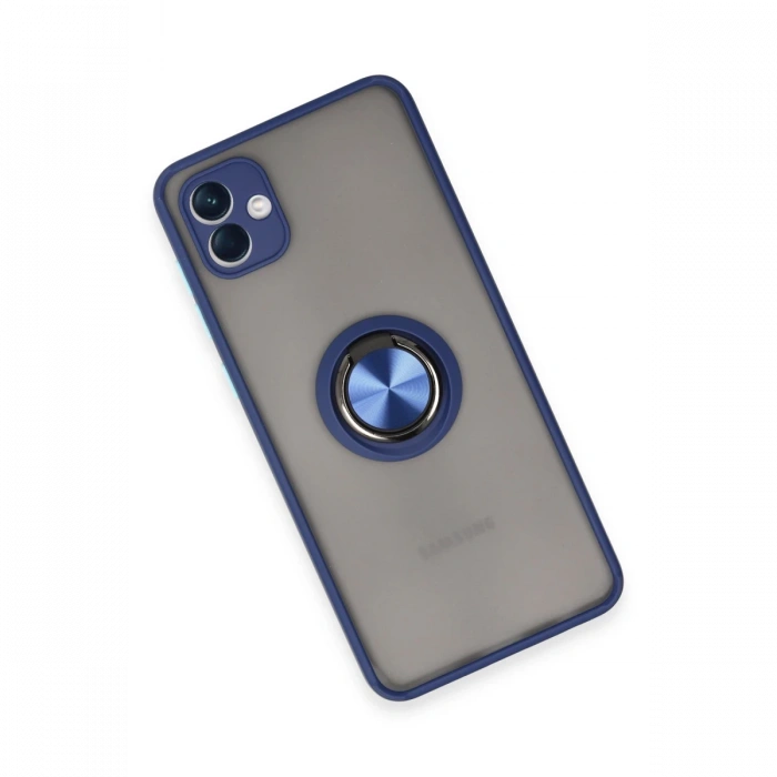 Samsung Galaxy A04 Kılıf Montreal Yüzüklü Silikon Kapak