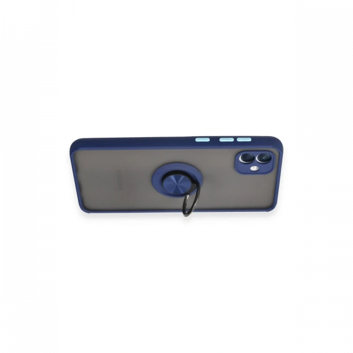 Samsung Galaxy A04 Kılıf Montreal Yüzüklü Silikon Kapak