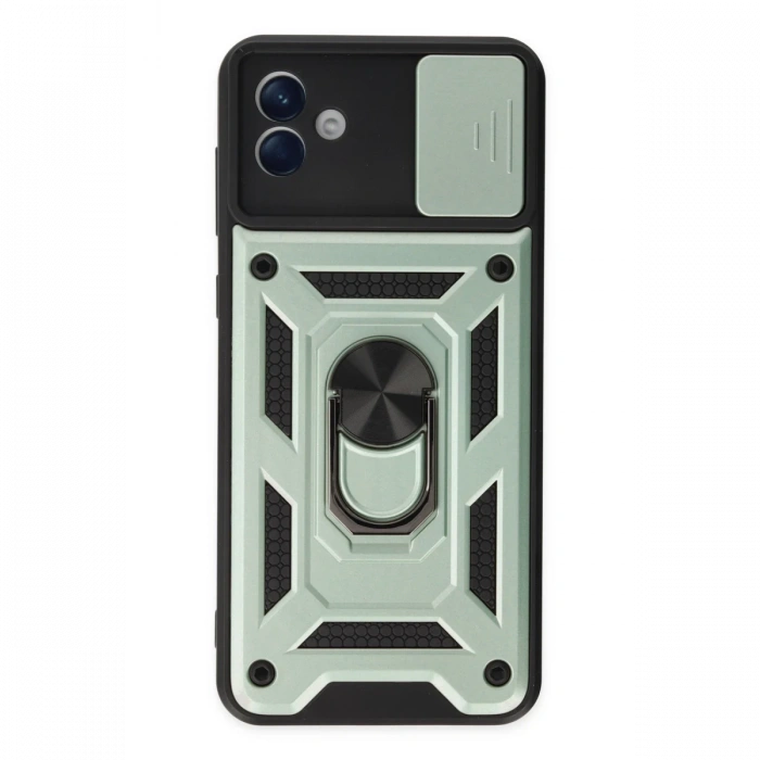 Samsung Galaxy A04 Kılıf Pars Lens Yüzüklü Silikon