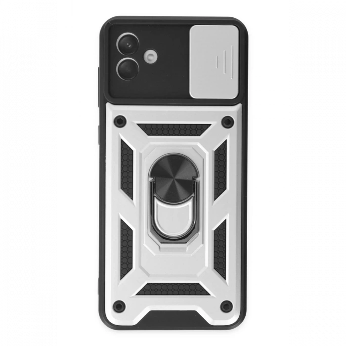 Samsung Galaxy A04 Kılıf Pars Lens Yüzüklü Silikon