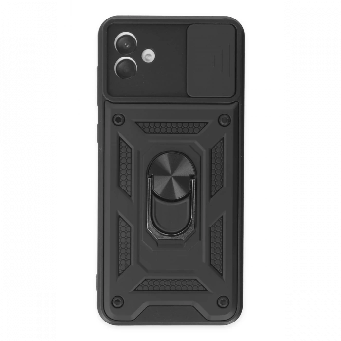 Samsung Galaxy A04 Kılıf Pars Lens Yüzüklü Silikon