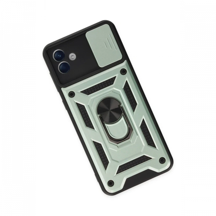 Samsung Galaxy A04 Kılıf Pars Lens Yüzüklü Silikon