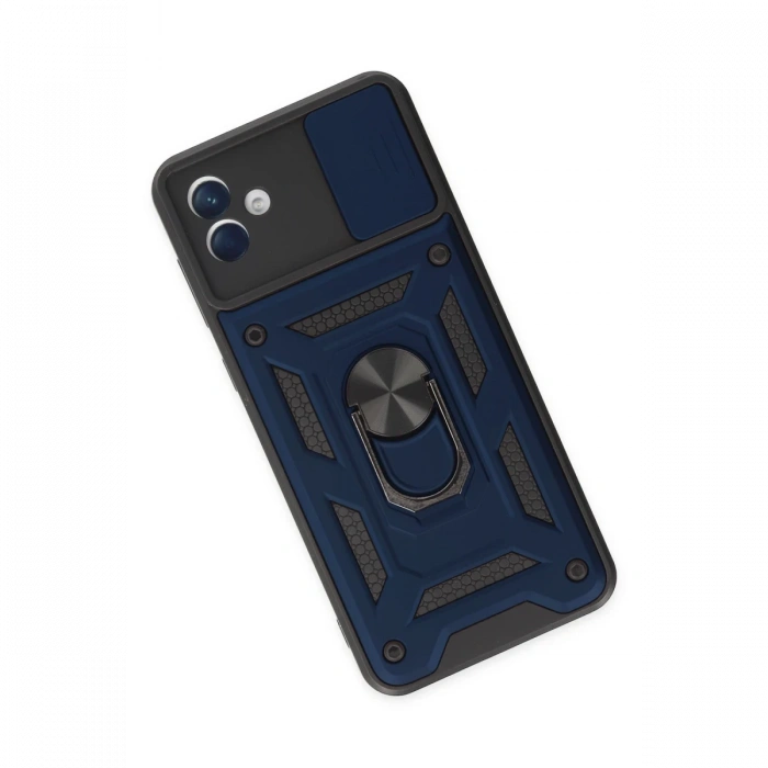 Samsung Galaxy A04 Kılıf Pars Lens Yüzüklü Silikon