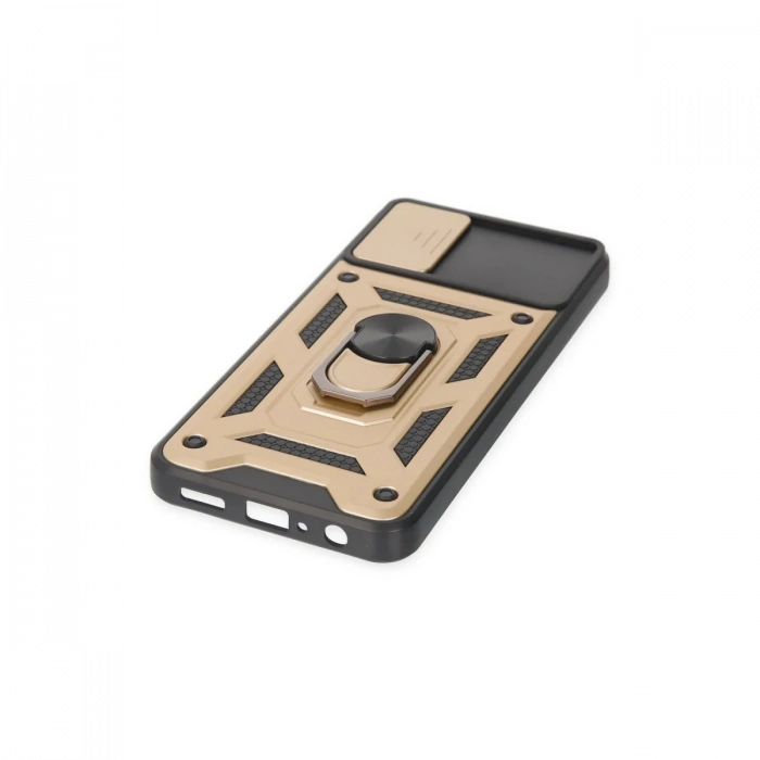 Samsung Galaxy A04 Kılıf Pars Lens Yüzüklü Silikon