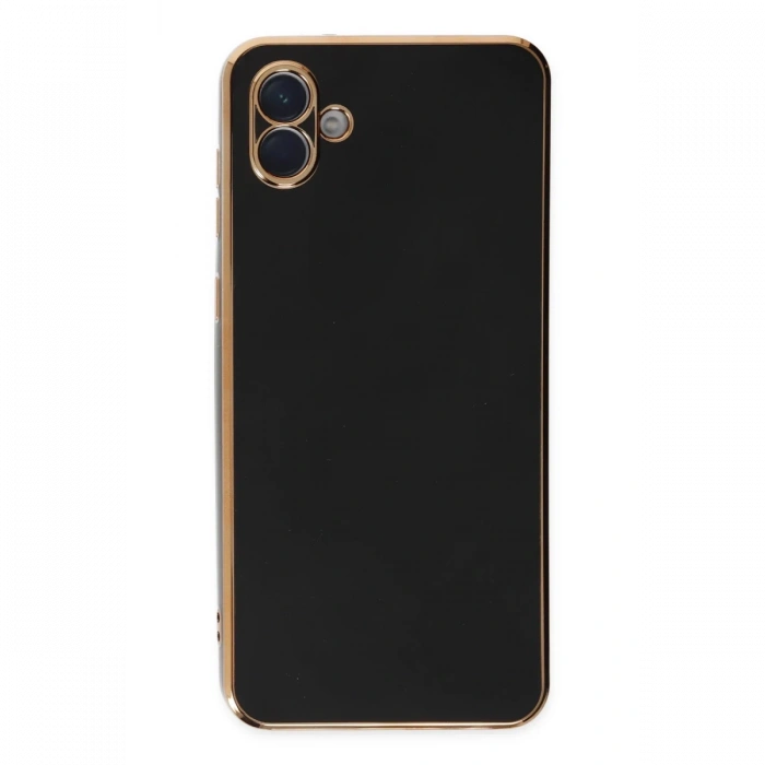 Newface Samsung Galaxy A04E Kılıf Volet Silikon - Siyah