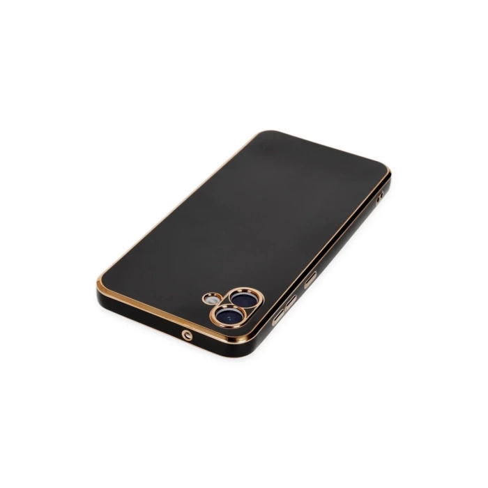 Newface Samsung Galaxy A04E Kılıf Volet Silikon - Siyah