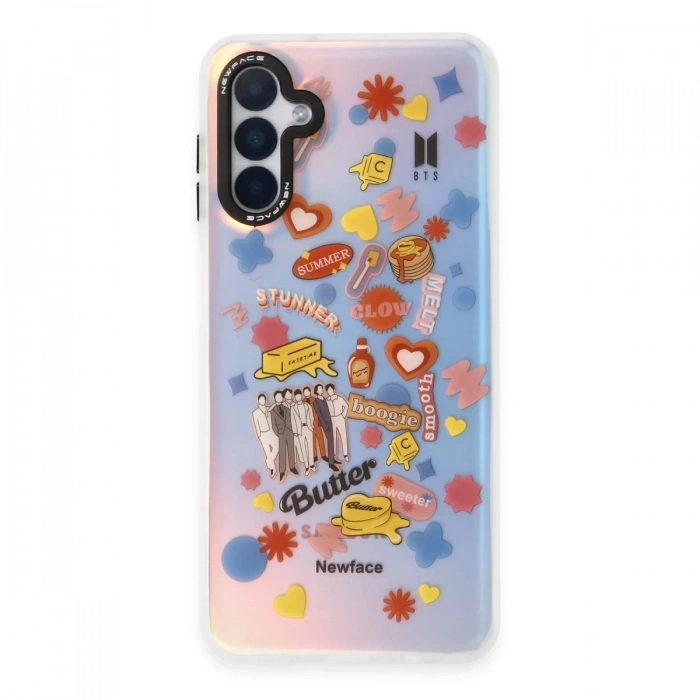 Newface Samsung Galaxy A04S Kılıf Estoril Desenli Kapak