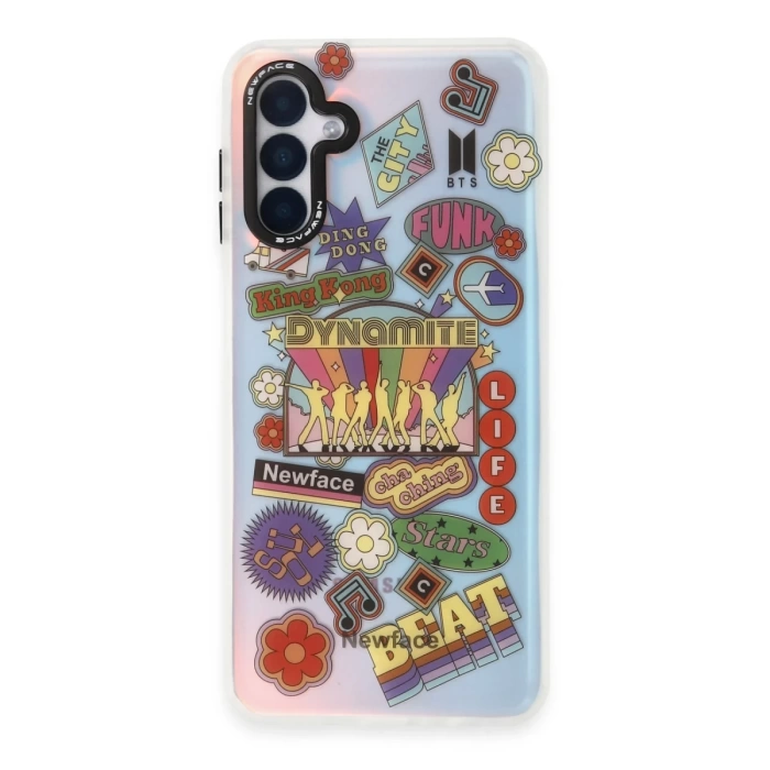 Newface Samsung Galaxy A04S Kılıf Estoril Desenli Kapak