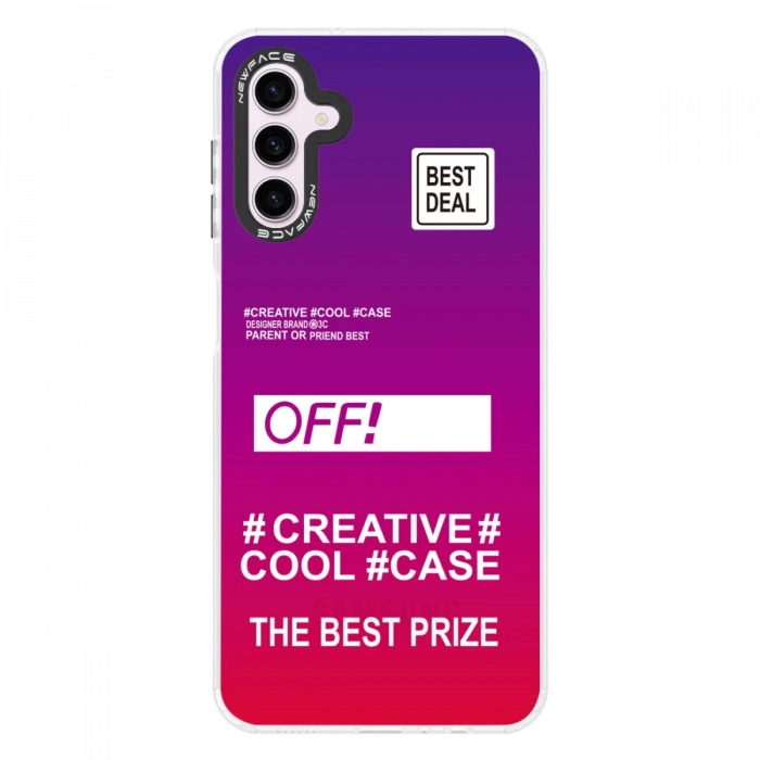 Newface Samsung Galaxy A04S Kılıf Estoril Desenli Kapak