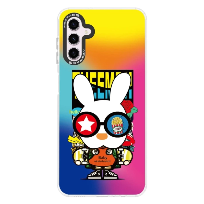 Newface Samsung Galaxy A04S Kılıf Estoril Desenli Kapak