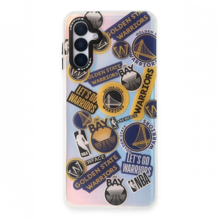 Newface Samsung Galaxy A04S Kılıf Estoril Desenli Kapak