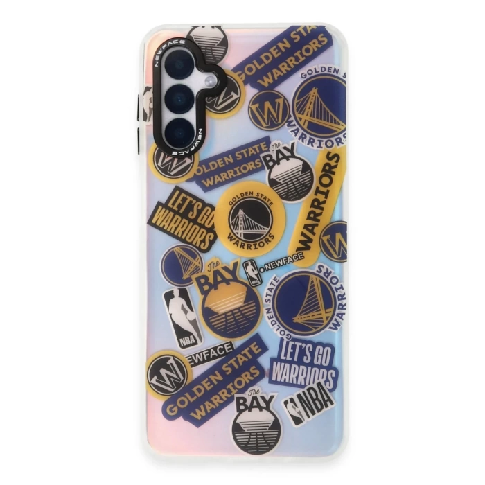 Newface Samsung Galaxy A04S Kılıf Estoril Desenli Kapak