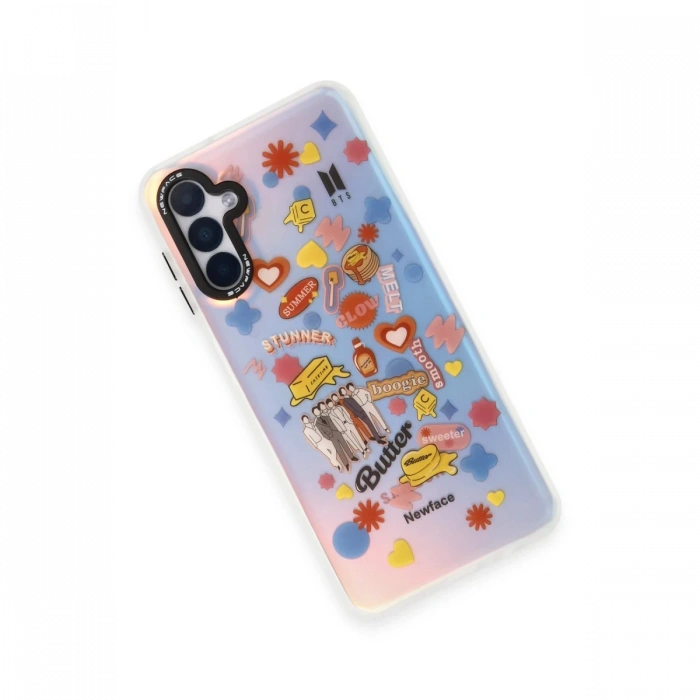 Newface Samsung Galaxy A04S Kılıf Estoril Desenli Kapak
