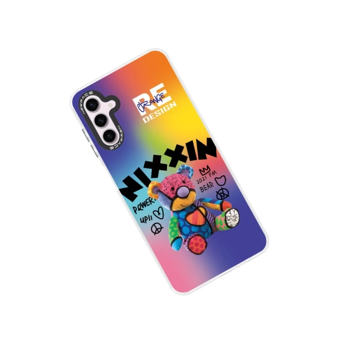 Newface Samsung Galaxy A04S Kılıf Estoril Desenli Kapak