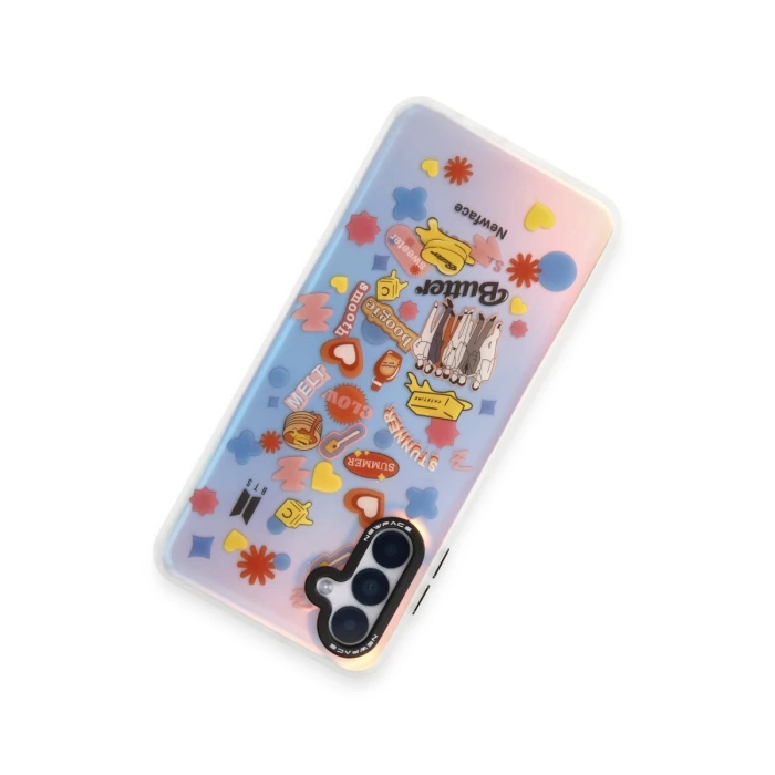 Newface Samsung Galaxy A04S Kılıf Estoril Desenli Kapak