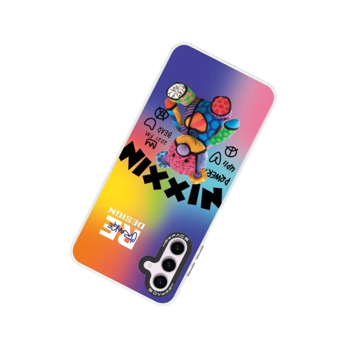 Newface Samsung Galaxy A04S Kılıf Estoril Desenli Kapak