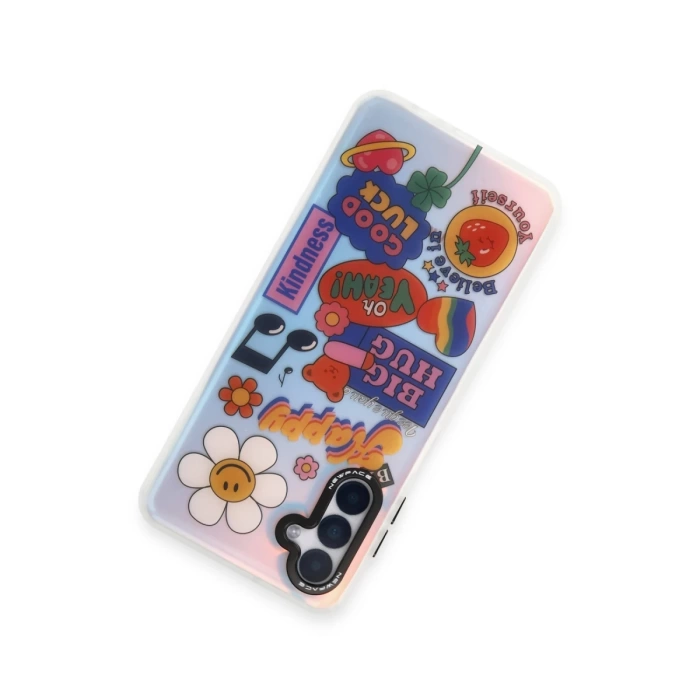 Newface Samsung Galaxy A04S Kılıf Estoril Desenli Kapak