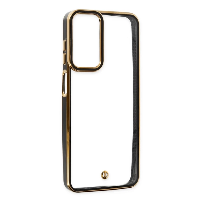 Newface Samsung Galaxy A04S Kılıf Liva Lens Silikon - Siyah