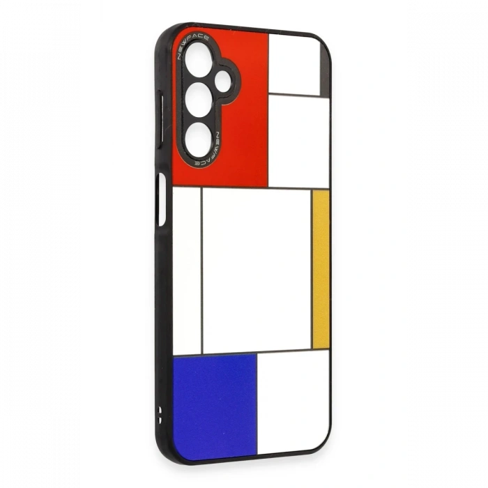 Newface Samsung Galaxy A04S Kılıf Mirror Desenli Kapak
