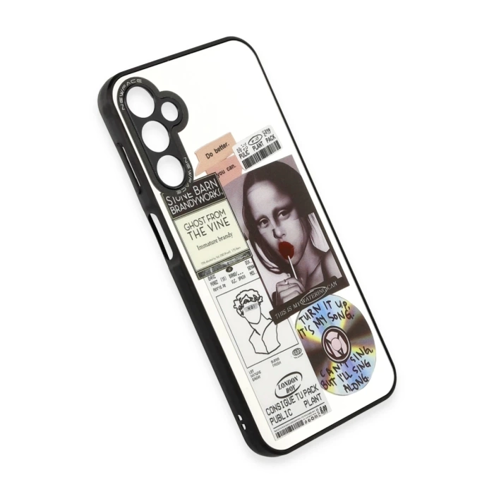 Newface Samsung Galaxy A04S Kılıf Mirror Desenli Kapak