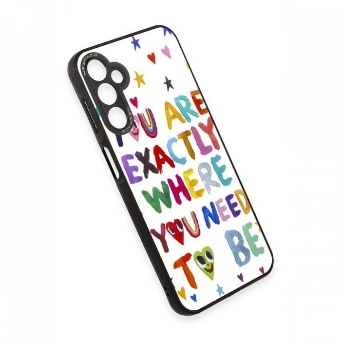 Newface Samsung Galaxy A04S Kılıf Mirror Desenli Kapak