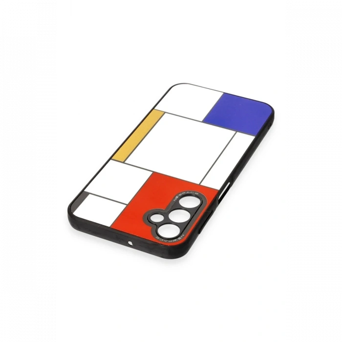 Newface Samsung Galaxy A04S Kılıf Mirror Desenli Kapak