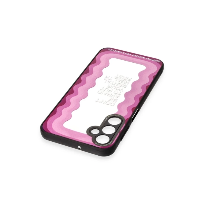 Newface Samsung Galaxy A04S Kılıf Mirror Desenli Kapak