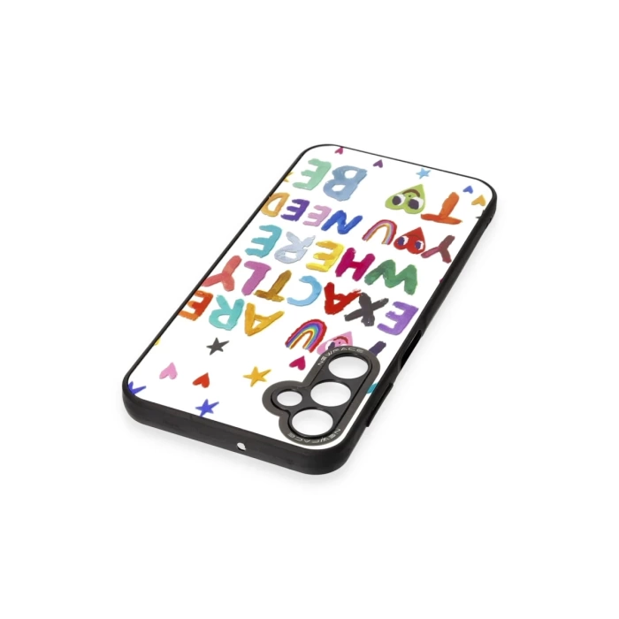 Newface Samsung Galaxy A04S Kılıf Mirror Desenli Kapak