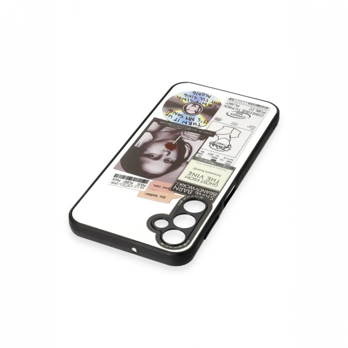 Newface Samsung Galaxy A04S Kılıf Mirror Desenli Kapak