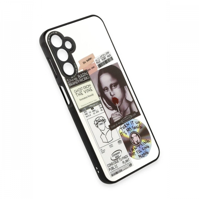 Newface Samsung Galaxy A04S Kılıf Mirror Desenli Kapak