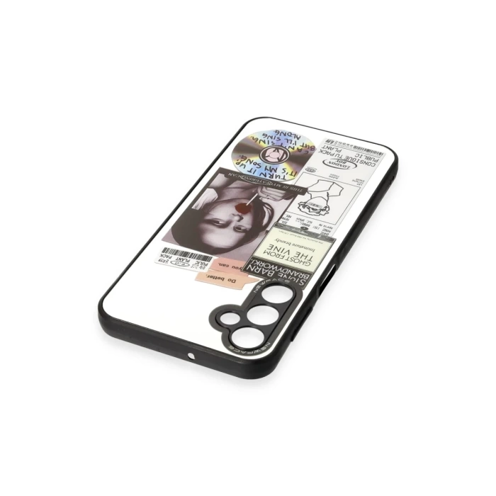 Newface Samsung Galaxy A04S Kılıf Mirror Desenli Kapak