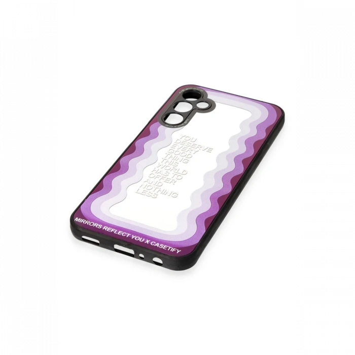 Newface Samsung Galaxy A04S Kılıf Mirror Desenli Kapak