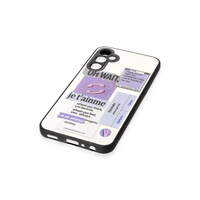 Newface Samsung Galaxy A04S Kılıf Mirror Desenli Kapak