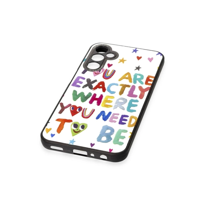 Newface Samsung Galaxy A04S Kılıf Mirror Desenli Kapak