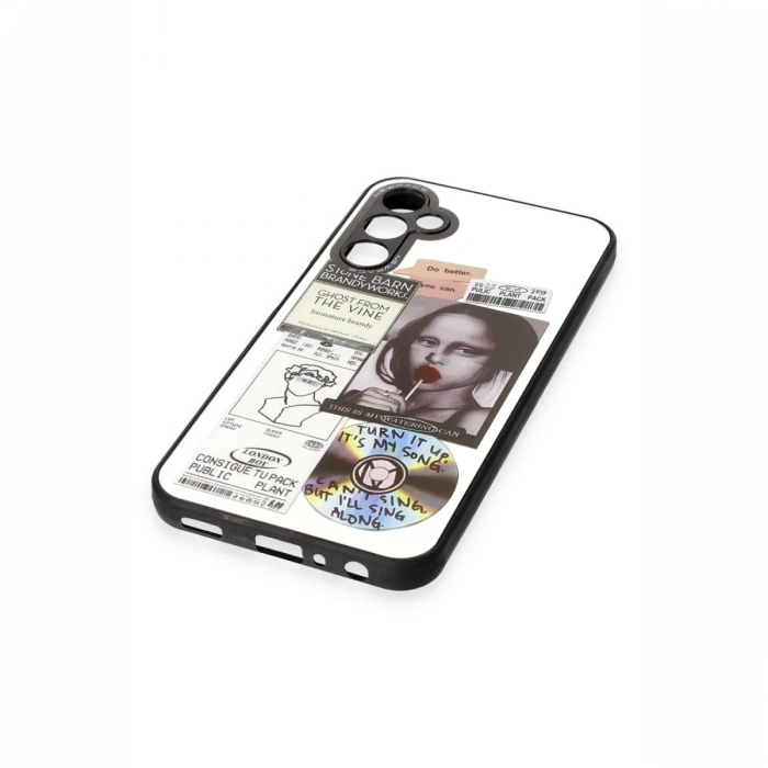 Newface Samsung Galaxy A04S Kılıf Mirror Desenli Kapak