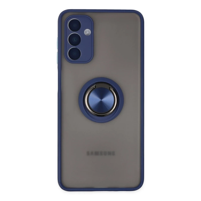 Newface Samsung Galaxy A04S Kılıf Montreal Yüzüklü Silikon Kapak