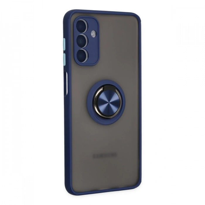 Newface Samsung Galaxy A04S Kılıf Montreal Yüzüklü Silikon Kapak