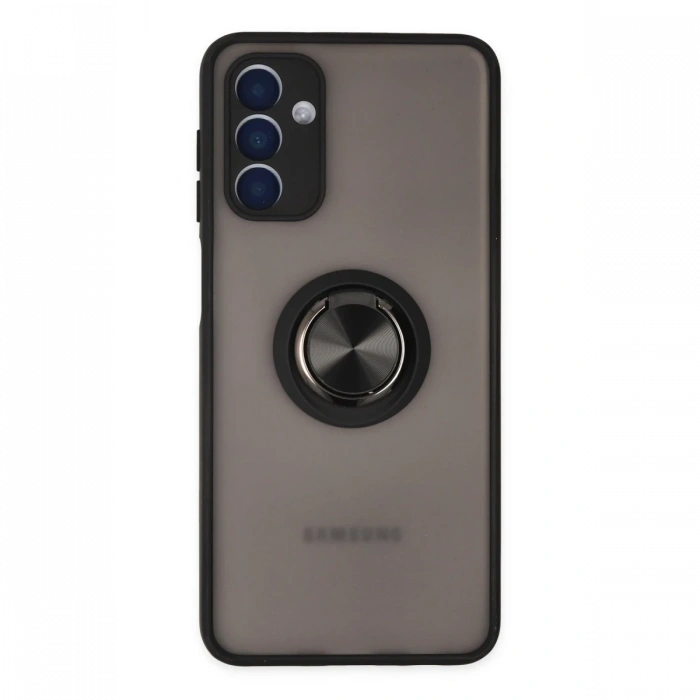 Newface Samsung Galaxy A04S Kılıf Montreal Yüzüklü Silikon Kapak