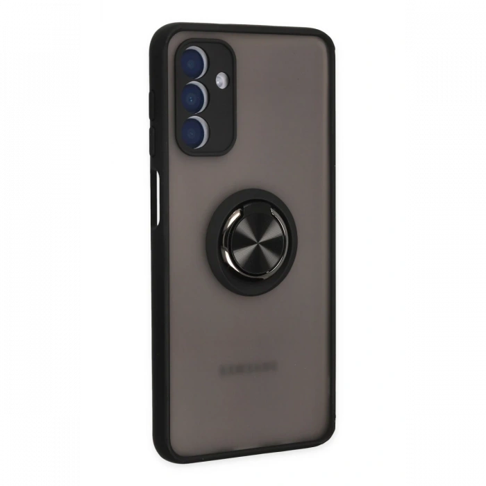 Newface Samsung Galaxy A04S Kılıf Montreal Yüzüklü Silikon Kapak