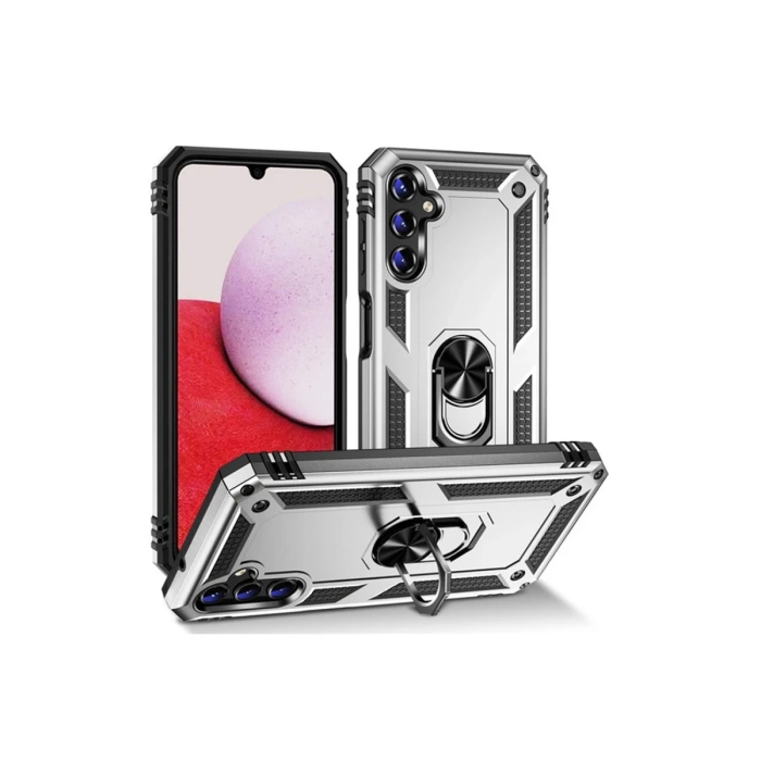 Newface Samsung Galaxy A04S Kılıf Sofya Yüzüklü Silikon Kapak